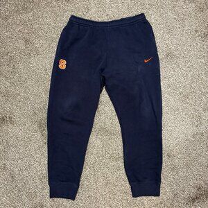 Nike Syracuse Orange Blue Sweatpants/Joggers, Size XL